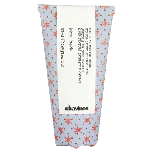 Невидимая сыворотка для небрежного стайлинга с сатиновым блеском - Davines More Inside Invisible Slept-In Serum 