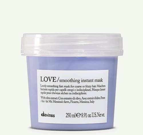 Маска для разглаживания завитка - Davines Essential Haircare Love Smoothing Instant Mask 