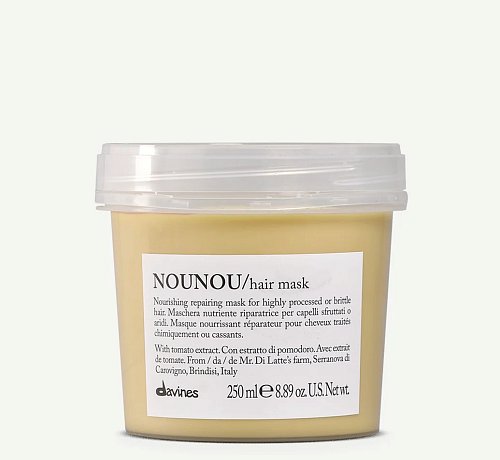 Интенсивная восстанавливающая маска для глубокого питания волос - Davines Essential Haircare NouNou Hair mask