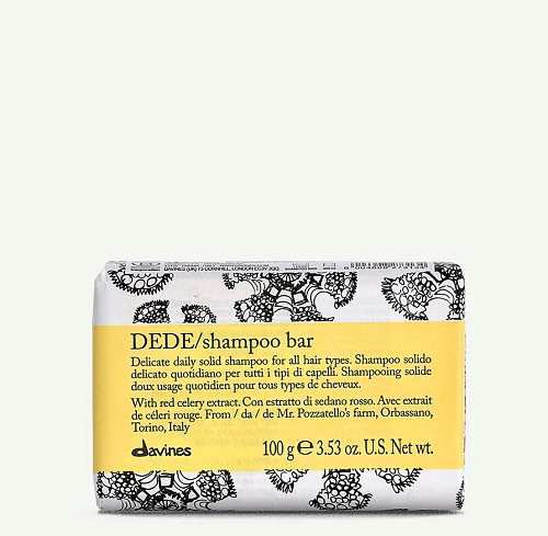 Твёрдый шампунь для деликатного очищения волос - Davines Dede Shampoo Bar