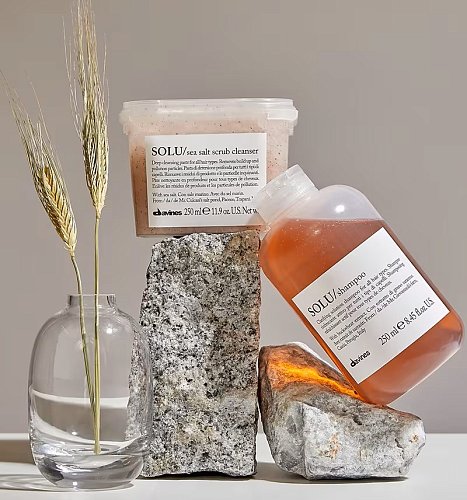 Активно освежающий шампунь для глубокого очищения волос - Davines Essential Haircare Solu Shampoo