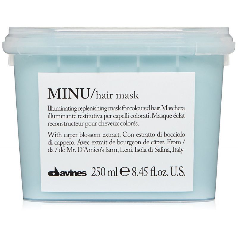 Восстанавливающая маска для окрашенных волос - Davines Essential Haircare Minu Hair mask