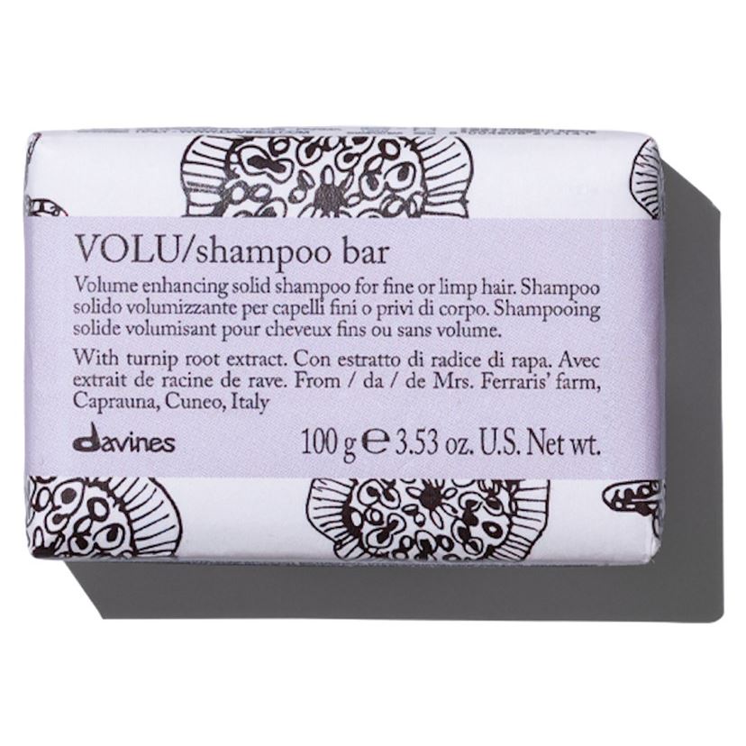 Твёрдый шампунь для деликатного очищения волос - Davines Volu Shampoo bar