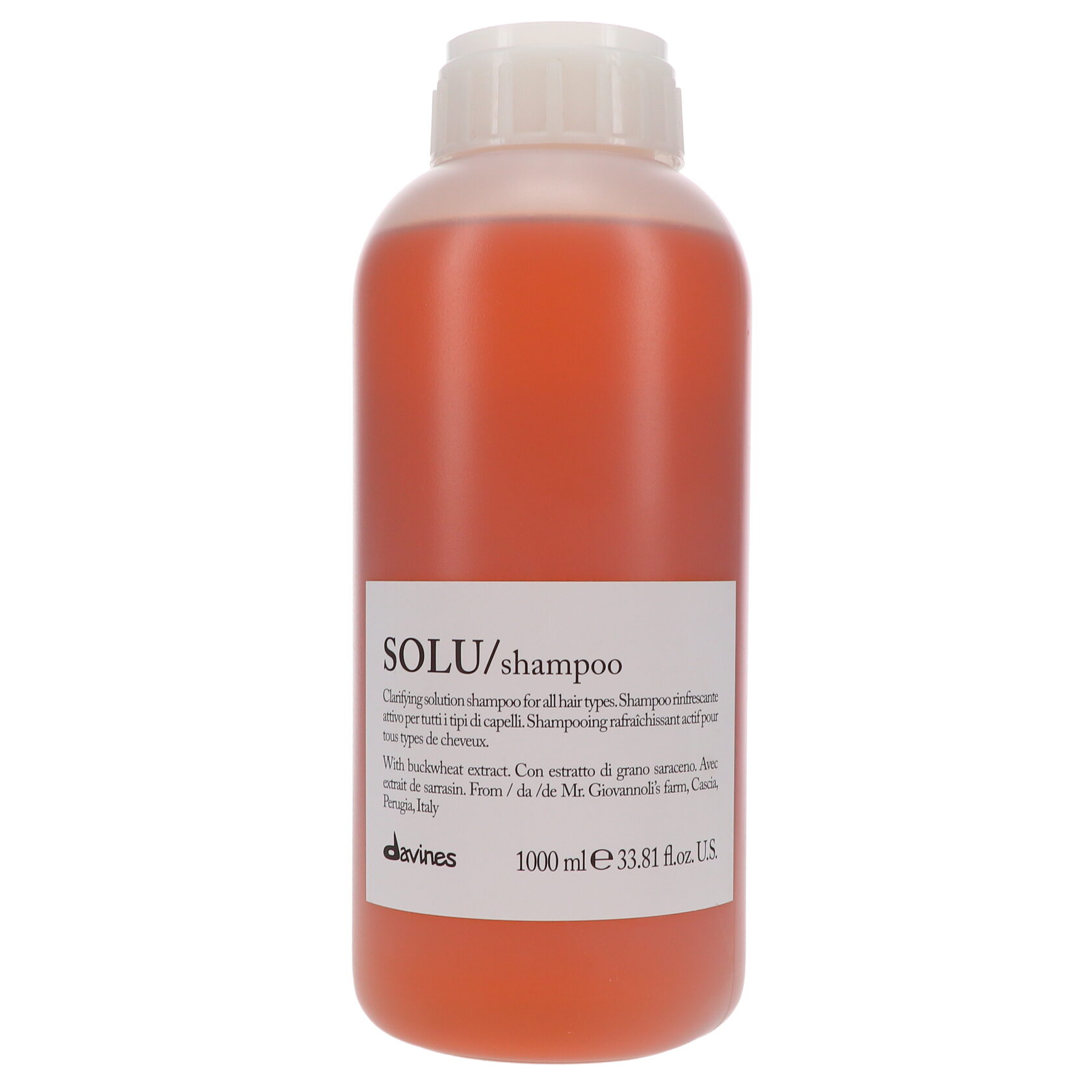 Активно освежающий шампунь для глубокого очищения волос - Solu/shampoo 1000 ml