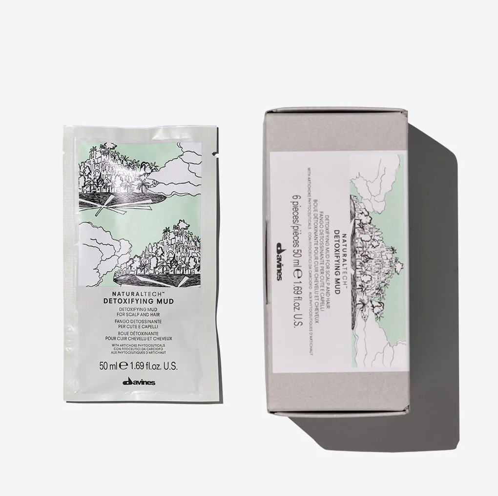 Детоксирующая глубоко очищающая грязь - Davines New Natural Tech Detoxifying  Mud