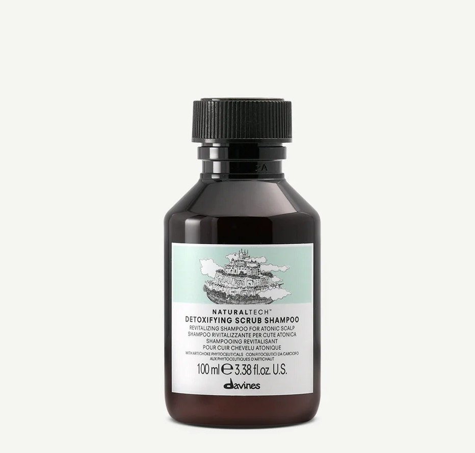 Детоксирующий шампунь-скраб - Davines New Natural Tech Detoxifying  scrub Shampoo