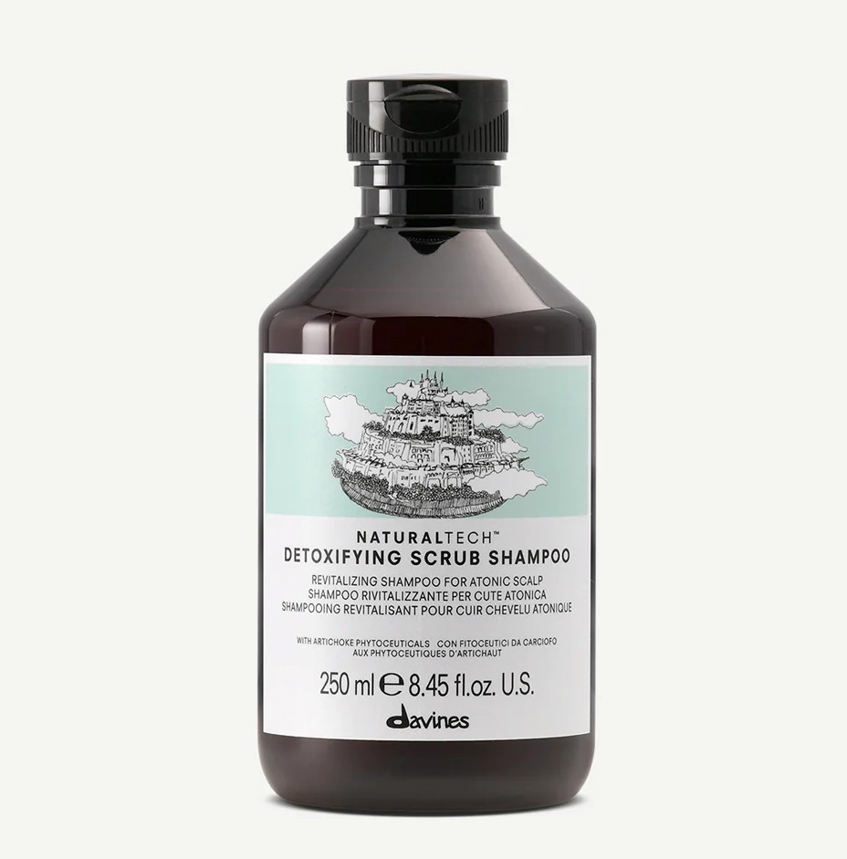 Детоксирующий шампунь-скраб - Davines New Natural Tech Detoxifying  scrub Shampoo