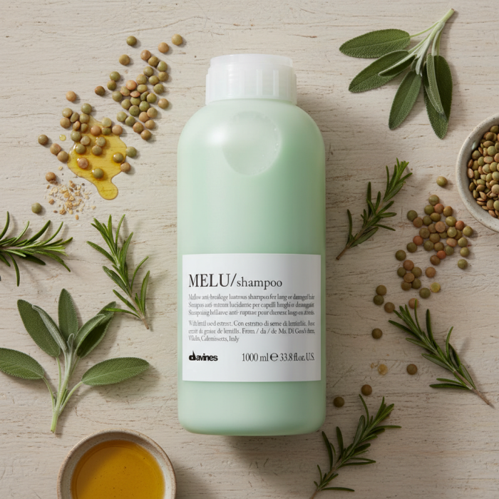 Шампунь для предотвращения ломкости волос - Davines Essential Haircare Melu Shampoo