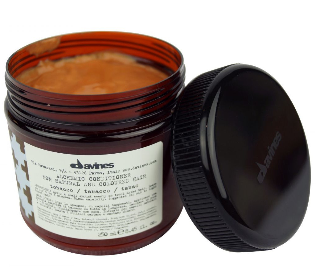 Кондиционер Алхимик для натуральных и окрашенных волос (Табак) - Davines Alchemic Conditioner for natural and coloured hair