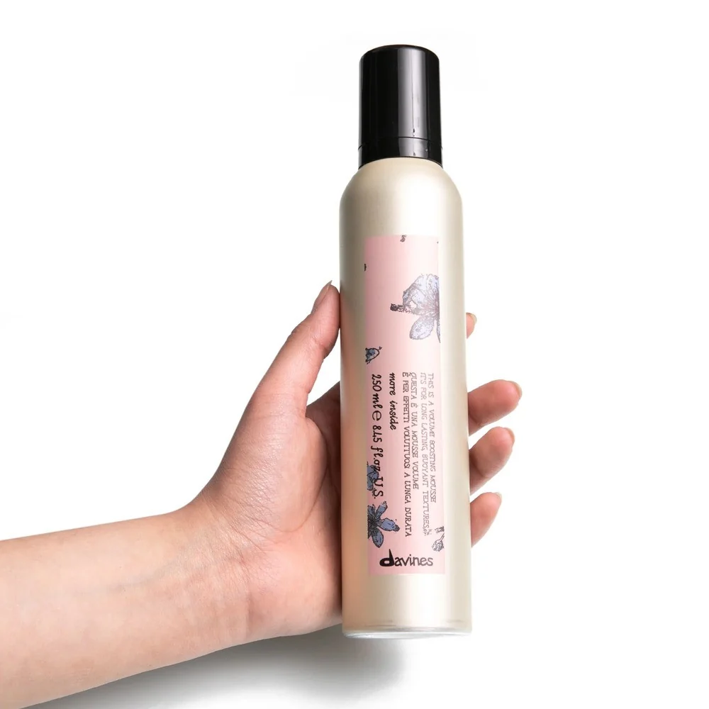 Мусс-объем для стойкой воздушной текстуры - Davines More Inside Volume Boosting Mousse