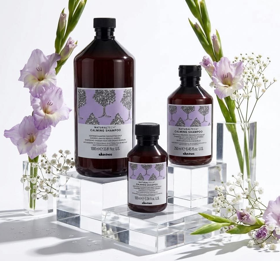Успокаивающий шампунь для чувствительной кожи головы - Davines New Natural Tech Calming Shampoo