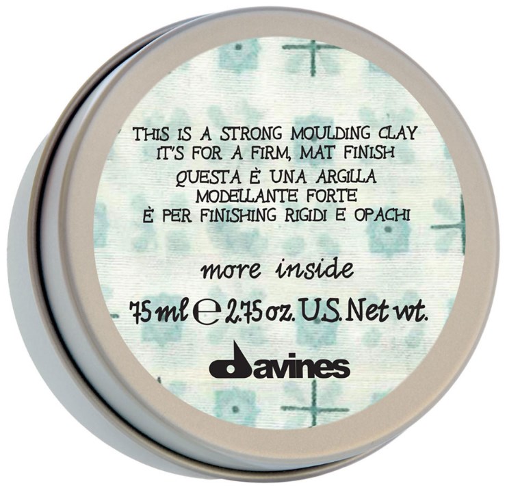 Моделирующая глина для стойкого матового финиша - Davines More Inside Strong Moulding Clay