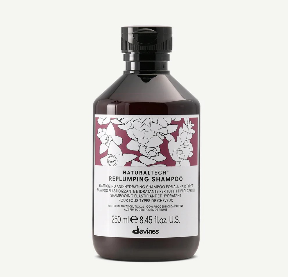 Уплотняющий шампунь - Davines New Natural Tech Replumping Shampoo