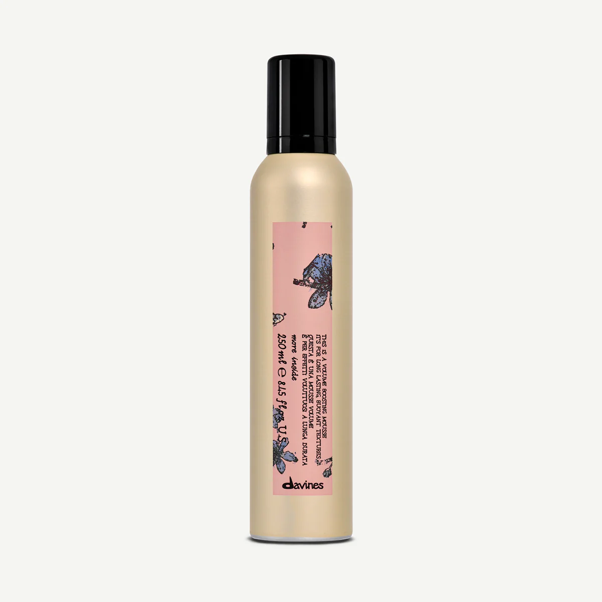 Мусс-объем для стойкой воздушной текстуры - Davines More Inside Volume Boosting Mousse