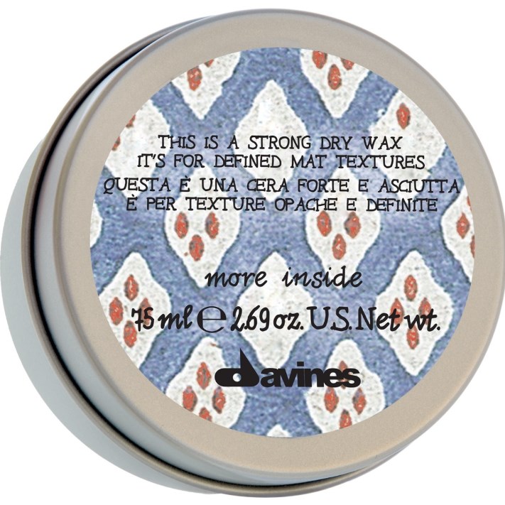 Сухой воск для текстурных матовых акцентов - Davines More Inside Strong Dry Wax