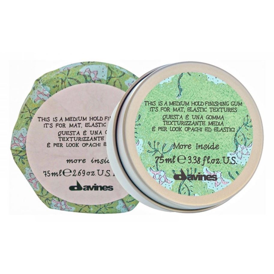 Эластик-гель для матовых подвижных текстур - Davines More Inside Medium Hold Finishing Gum