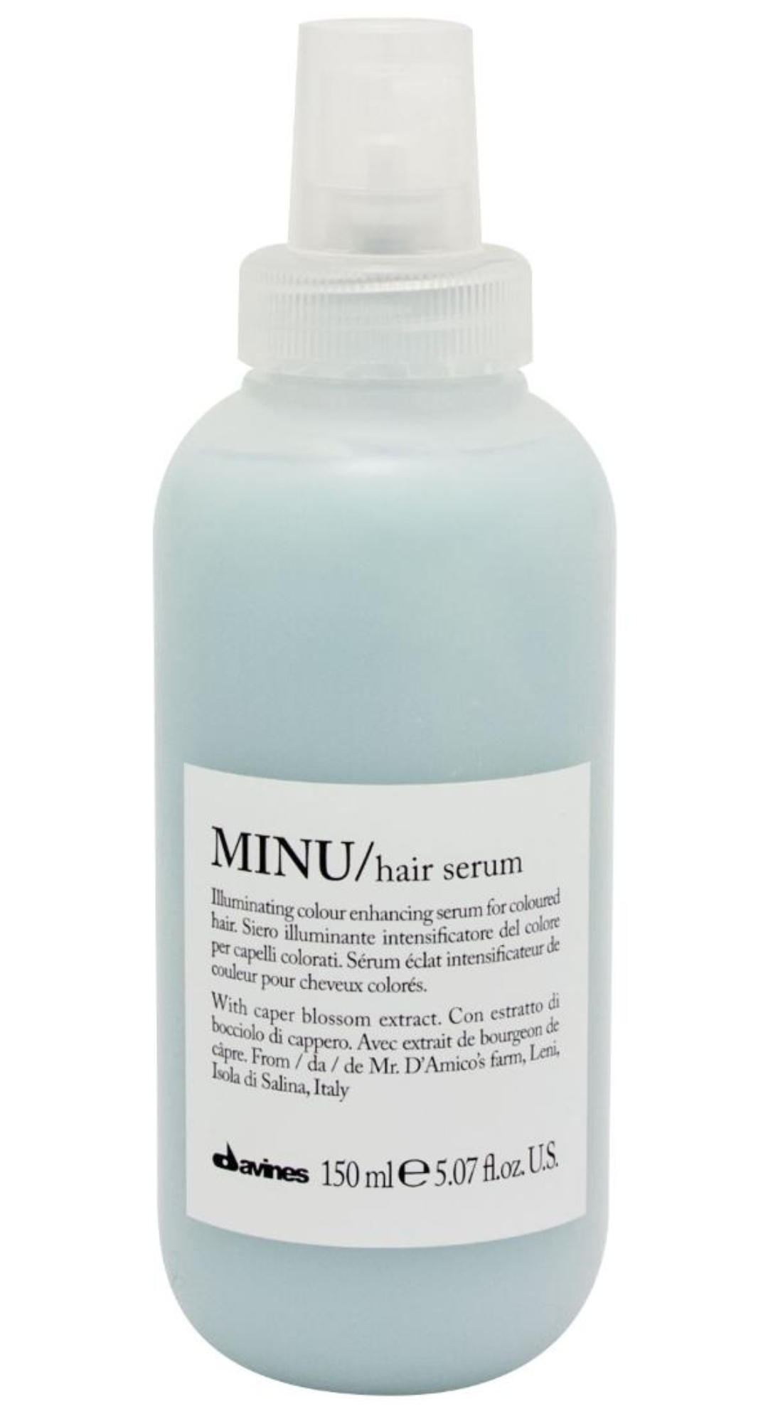 Несмываемая сыворотка для окрашенных волос - Davines Essential Haircare Minu Hair serum