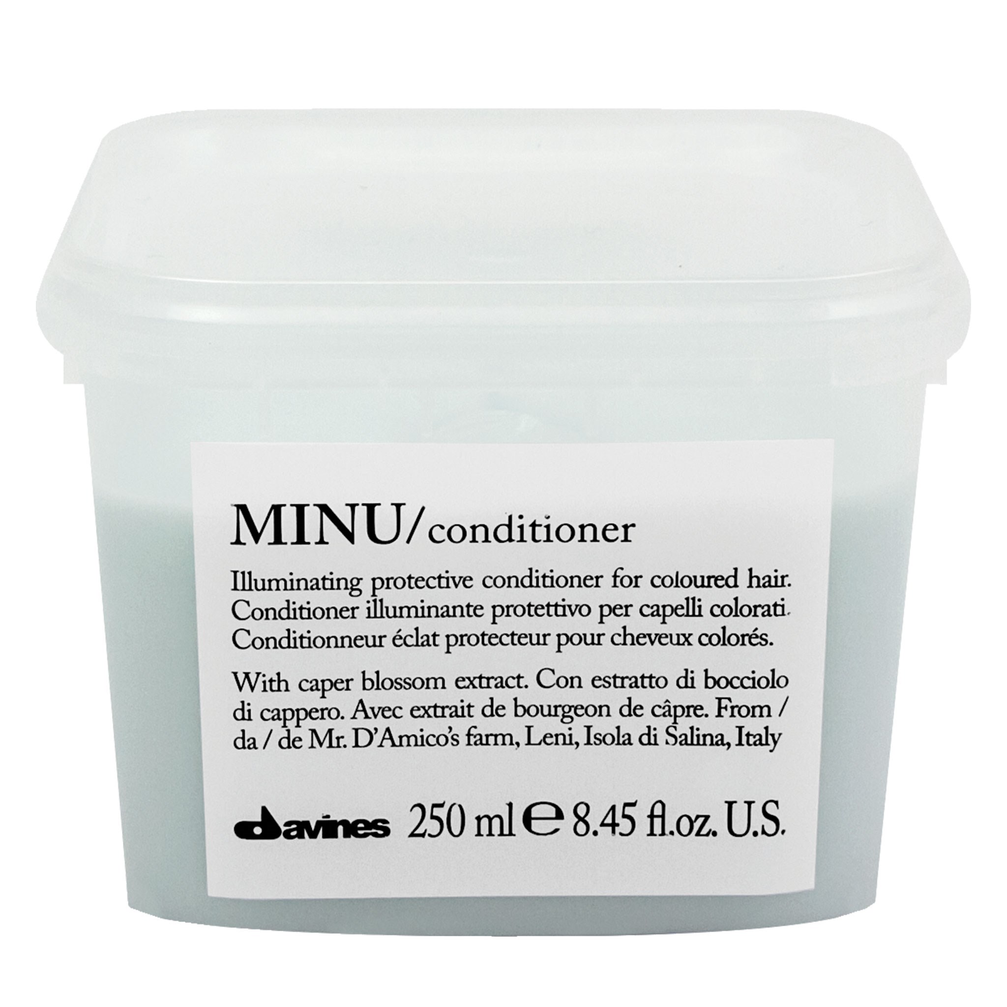 Защитный кондиционер для сохранения косметического цвета волос - Davines Essential Haircare Minu Conditioner