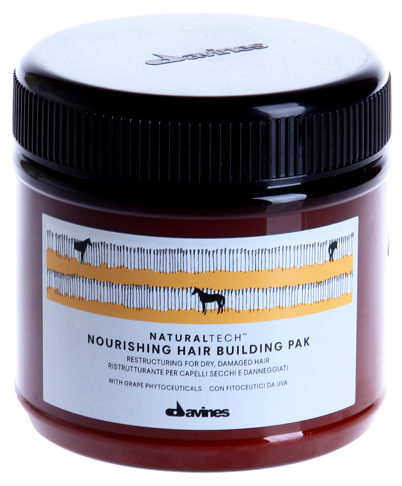 Питательная восстанавливающая маска для волос - Davines Natural Tech Nourishing Hair Building Pak