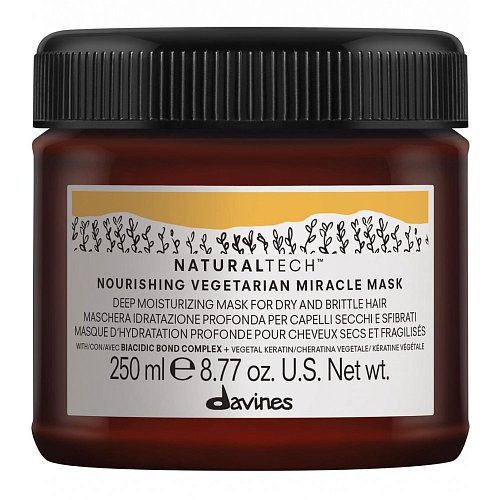 Интенсивно питающая маска Вегетарианское чудо - Davines New Natural Tech Nourishing Vegetarian Miracle Mask