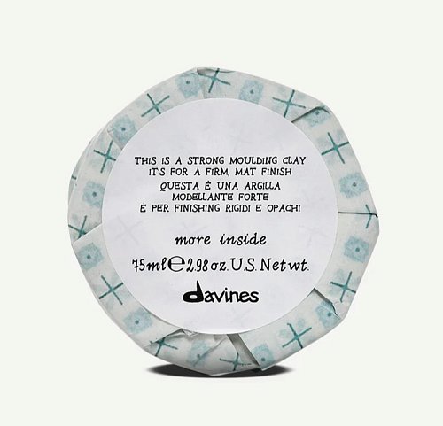 Моделирующая глина для стойкого матового финиша - Davines More Inside Strong Moulding Clay