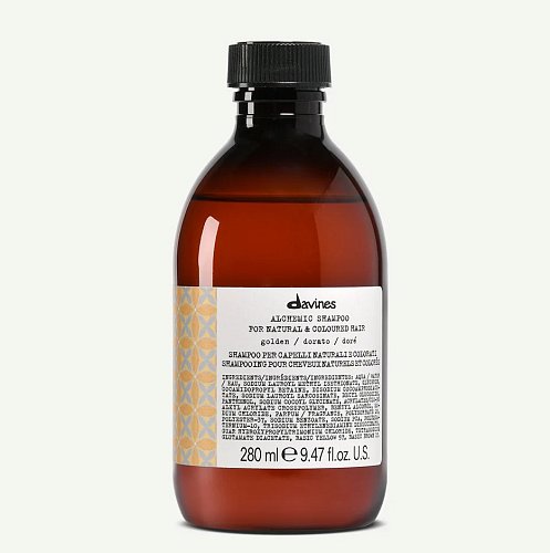 Шампунь Алхимик для натуральных и окрашенных волос (Золотой) - Davines Alchemic Shampoo 