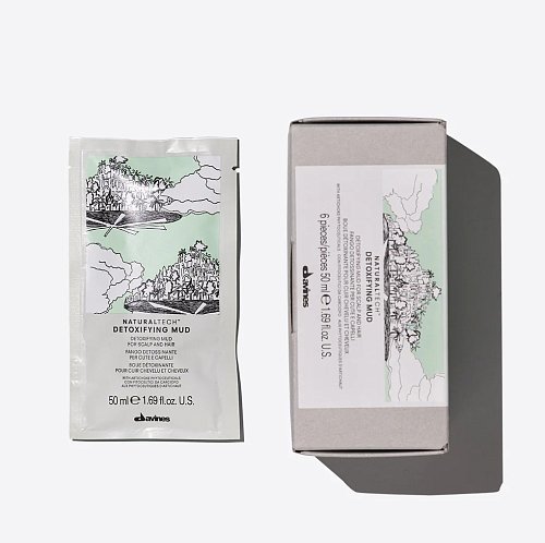 Детоксирующая глубоко очищающая грязь - Davines New Natural Tech Detoxifying  Mud