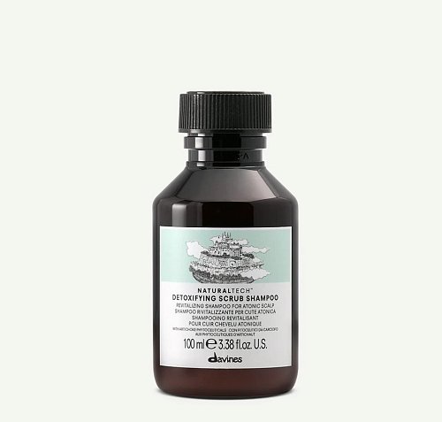 Детоксирующий шампунь-скраб - Davines New Natural Tech Detoxifying  scrub Shampoo