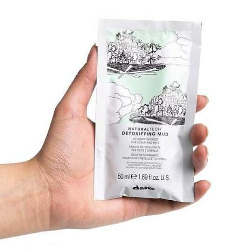 Детоксирующая глубоко очищающая грязь - Davines New Natural Tech Detoxifying  Mud
