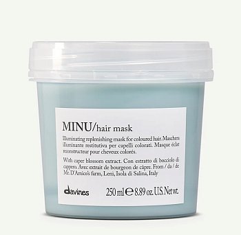 Восстанавливающая маска для окрашенных волос - Davines Essential Haircare Minu Hair Mask