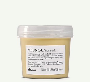 Интенсивная восстанавливающая маска для глубокого питания волос - Davines Essential Haircare NouNou Hair mask