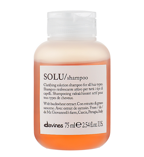 Активно освежающий шампунь для глубокого очищения волос - Davines Essential Haircare Solu Shampoo