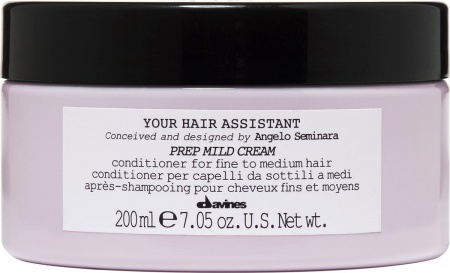 Мягкий кондиционер для подготовки волос  к укладке для тонких и нормальных волос - Davines Your Hair Assistant Prep Mild cream