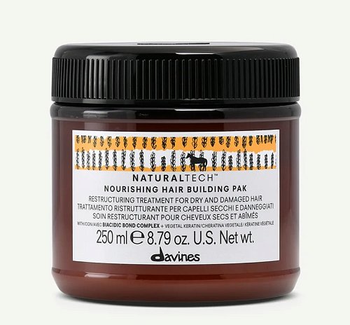 Питательная восстанавливающая маска для волос - Davines Natural Tech Nourishing Hair Building Pak
