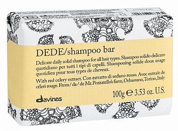 Твёрдый шампунь для деликатного очищения волос - Davines Shampoo Bar