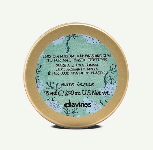 Эластик-гель для матовых подвижных текстур - Davines More Inside Medium Hold Finishing Gum