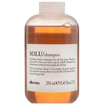 Активно освежающий шампунь для глубокого очищения волос - Davines Essential Haircare Solu Shampoo