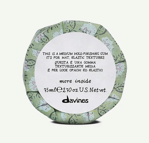 Эластик-гель для матовых подвижных текстур - Davines More Inside Medium Hold Finishing Gum