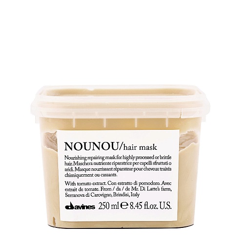 Интенсивная восстанавливающая маска для глубокого питания волос - Davines Essential Haircare NouNou Hair mask