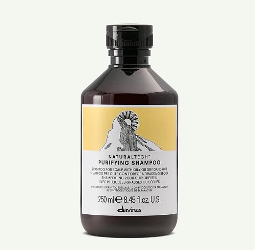 Очищающий шампунь против перхоти - Davines New Natural Tech Purifying Shampoo