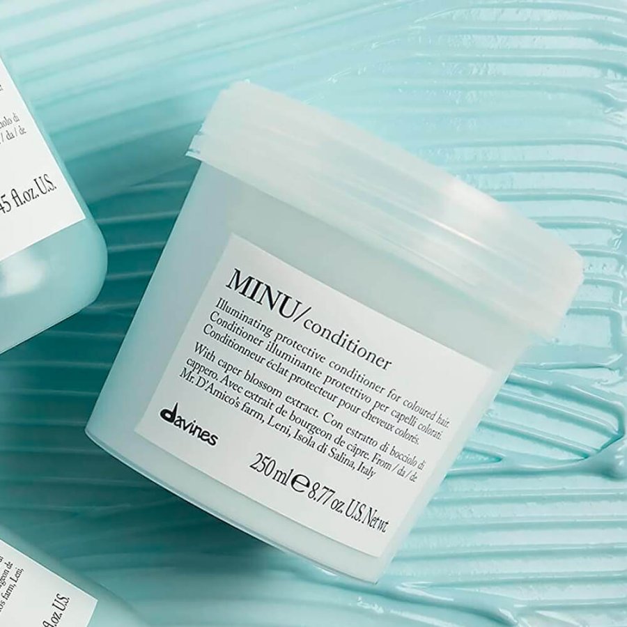 Защитный кондиционер для сохранения косметического цвета волос - Davines Essential Haircare Minu Conditioner