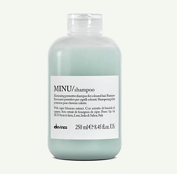 Защитный шампунь для сохранения косметического цвета волос - Davines Essential Haircare Minu Shampoo