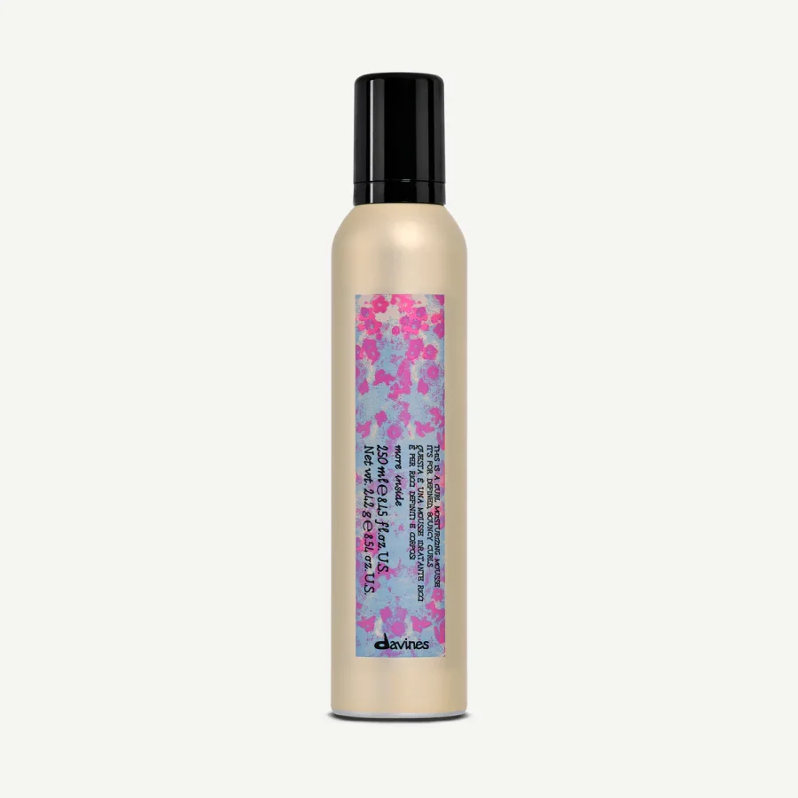 Увлажняющий мусс для упругих четко очерченных локонов - Davines More Inside Curl Moisturizing Mousse