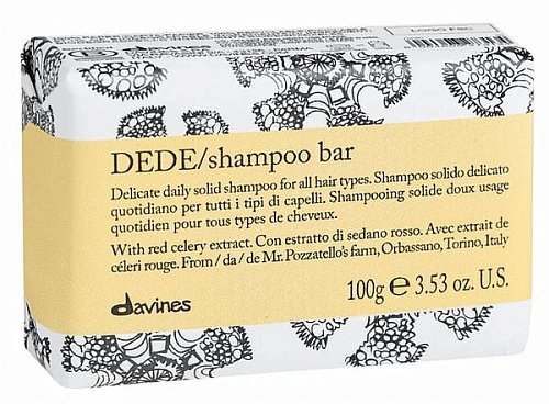 Твёрдый шампунь для деликатного очищения волос - Davines Dede Shampoo Bar